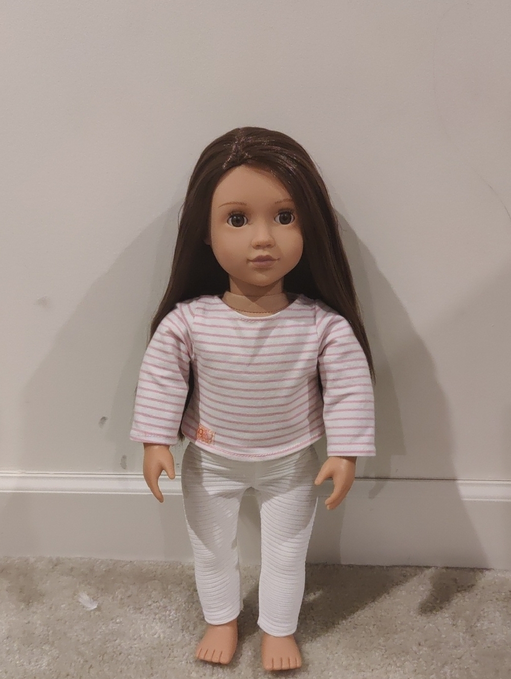 Our Generation 18" Doll brown Eyes Long Hair Y2K Cottagecore Retro Soft Body